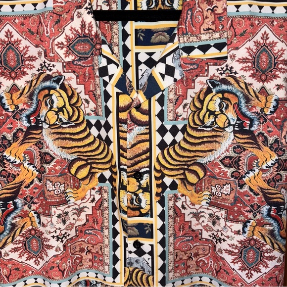 PacSun Short Sleeve Button-Up Shirt 🐅 Men’s Small - Picture 5 of 6